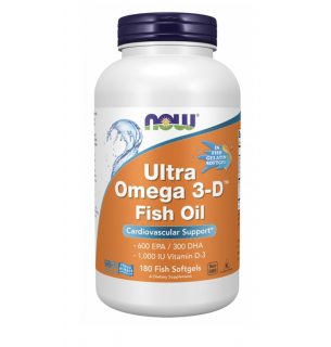Now Ultra Omega 3-D™ Fish Oil 90 kapslí