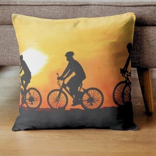 3D povláček na polštářek APEX - Cyklo - SET Polštářek s výplní + Povláček