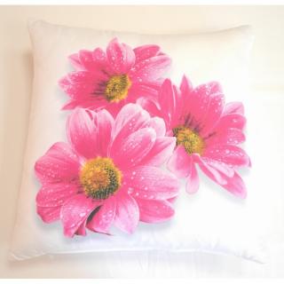 3D povláček na polštářek APEX - Gerbera - Povláček na polštářek