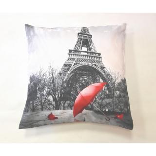 3D povláček na polštářek APEX - Paříž - Povláček na polštářek