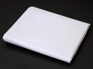 Bavlněné prostěradlo na gumu APEX - 180 x 200 cm - dvoulůžko - Bílá