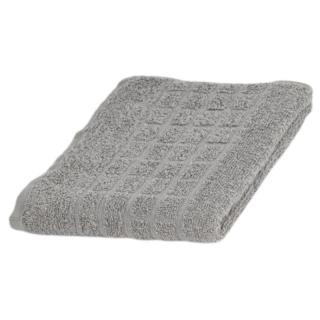 Froté osuška APEX - UNI 70/140 - Tmavě šedá s kostkami