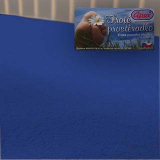 Froté prostěradlo APEX - Dětské 70 x 140 cm - Tmavě modrá
