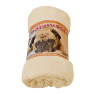 Mikroplyšová deka Apex - 150/200 - BENNY SUPER SOFT - Smetana