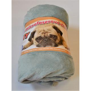 Mikroplyšová deka Apex - 150/200 - BENNY SUPER SOFT - Tmavě šedá