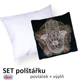 Povláček na polštářek APEX Microtop - Fatima - Polštářek s výplní (100% PES  kuličkové duté vlákno)