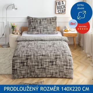 Prodloužené povlečení APEX Mikroplyš Flanel - Cila