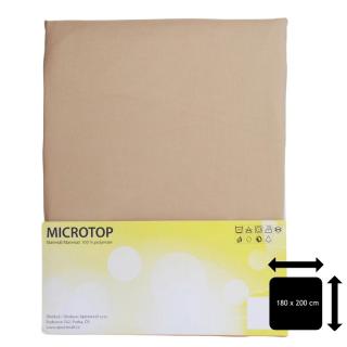 Prostěradlo Apex Microtop - Dvoulůžko 180 x 200 cm - Béžová