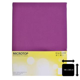 Prostěradlo Apex Microtop - Dvoulůžko 180 x 200 cm - Fialová