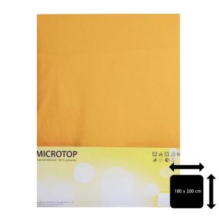 Prostěradlo Apex Microtop - Dvoulůžko 180 x 200 cm - Pomeranč