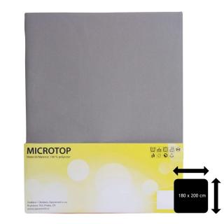 Prostěradlo Apex Microtop - Dvoulůžko 180 x 200 cm - Šedá