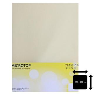 Prostěradlo Apex Microtop - Dvoulůžko 180 x 200 cm - Smetanová