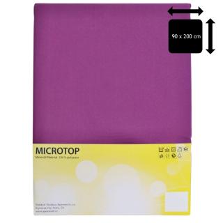 Prostěradlo Apex Microtop - Jednolůžko 90 x 200 cm - Fialová