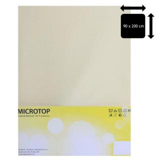 Prostěradlo Apex Microtop - Jednolůžko 90 x 200 cm - Smetanová