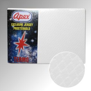 TERMO prostěradlo Jersey APEX - Dvoulůžko 180 x 200 cm - Bílá