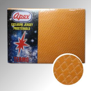 TERMO prostěradlo Jersey APEX - Dvoulůžko 180 x 200 cm - Cihlová