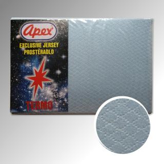 TERMO prostěradlo Jersey APEX - Dvoulůžko 180 x 200 cm - Světle modrá