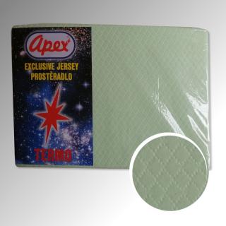 TERMO prostěradlo Jersey APEX - Dvoulůžko 180 x 200 cm - Světle zelená