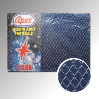 TERMO prostěradlo Jersey APEX - Dvoulůžko 180 x 200 cm - Tmavě modrá