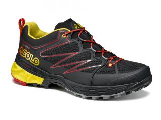 Asolo Softrock black/black/yellow/B050 pánské trekové boty Velikost: 43 ⅔