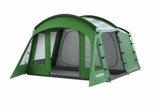 Husky Caravan 12 Dural rodinný stan zelený  + Slevový kupón v hodnotě 300 Kč ZDARMA