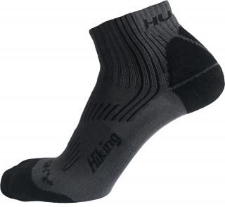 Husky Hiking ponožky šedá/černá Velikost: XL (45-48)