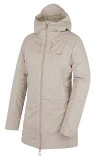 Husky Naveli dámský hardshellový plněný kabát beige Velikost: XL - plus