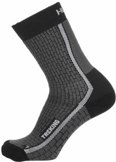 Husky Treking ponožky antracit/šedá Velikost: M (36-40)