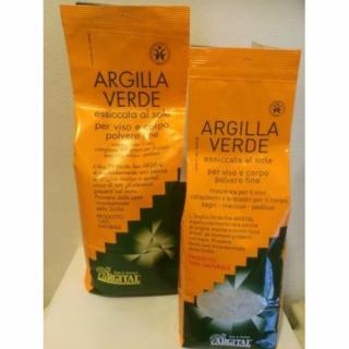 Zelený jíl Argital - vysušený sluncem, velký, 2500g