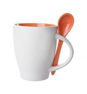 Keramický hrnek Spoon 300 ml Barva: oranžová