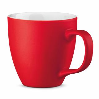 Porcelánový hrnek Panthony Mat 450 ml Barva: červená