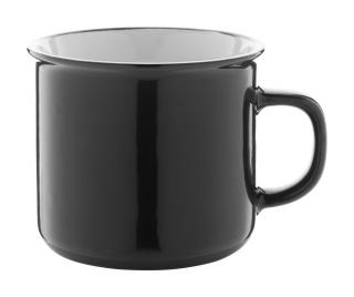 Retro keramický hrnek Woodstock 300 ml Barva: černá