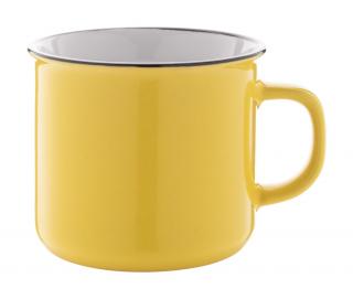 Retro keramický hrnek Woodstock 300 ml Barva: žlutá