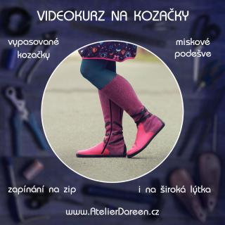 Videokurz - kozačky na miskových podešvích