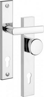 Bezpečnostní kování ROSTEX 802 Cr - nerez - 72 mm / Madlo hranaté