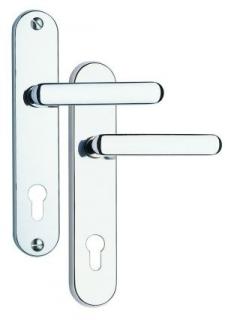 Bezpečnostní kování ROSTEX 807 oblé EXCLUSIVE Cr - nerez - 72 mm