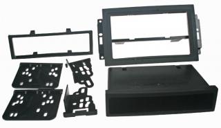 2DIN/1DIN REDUKCE PRO CHRYSLER COMMANDER 2006-, GRAND CHEROKEE 05-06 (Plastový adaptér)
