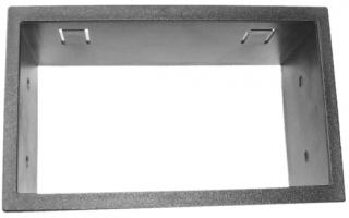 2DIN REDUKCE PRO VW GOLF IV, LUPO, PASSAT (Plastový adaptér)