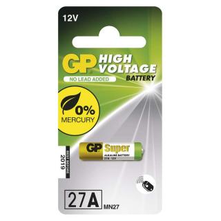 AKU GP 27A (Alkalická speciální baterie GP 27AF (MN27, V27GA))
