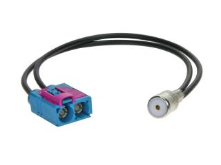 ANTÉNNÍ ADAPTÉR ISO SAMICE - 2x FAKRA (Anténní adaptér ISO samice - 2x Fakra)