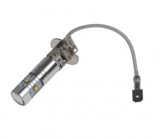CREE LED AUTOŽÁROVKA H3 bílá, 12-24V, 25W (5x5W) 2 KS (Nová generace LED autožárovek s paticí H3 2 ks)