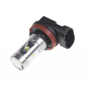 CREE LED H11 12-24V, 30W (6x5W) bílá 2 KS (Nová generace LED autožárovek s paticí H11 2 ks)