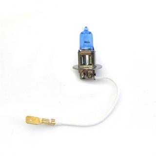 HALOGENOVÁ ŽÁROVKA MICHIBA MI-H3 XENON H3 12V 55W (Halogenová autožárovka Michiba XENON WHITE H3, 12V, 55W)