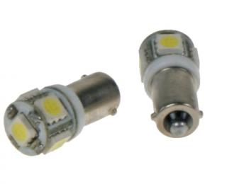 LED BA9S 3SMD 5ČIPŮ BÍLÁ 6000K (CENA ZA KUS - BALENÍ PO PÁRU)