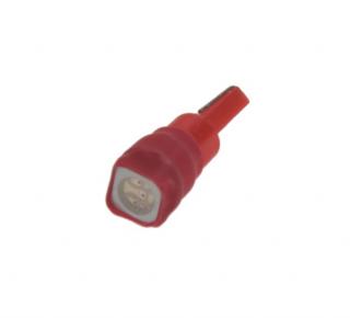 LED ŽÁROVKA S PATICÍ T5 ČERVENÁ 2 KS (LED T5 červená, 12V, 1LED/3SMD 2KS)