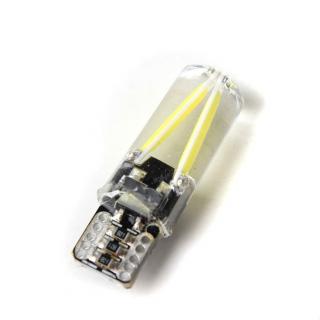 LED ŽÁROVKA T10, 150lm, CANBUS, BÍLÁ (CANBUS LED žárovka s paticí T10, bílé světlo, 2 x LINE COB LED, světelný tok 150lm)