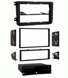 METRA 2DIN/1DIN VOLKSWAGEN, ŠKODA MULTIKIT 2006- (Plastový adaptér)