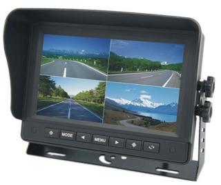 MONITOR 9" S KVADRÁTOREM A S 4x4PIN VSTUPY (Monitor 9" s kvadrátorem a s 4x4PIN vstupy)