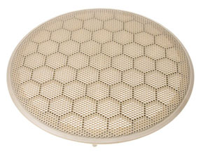 MŘÍŽKY REPRODUKTORŮ VW / SEAT 2KS BÉŽOVÉ (Plastový adaptér)