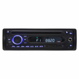 RÁDIO PRO AUTOBUSY S MIKROFONEM PRO PRŮVODCE (1DIN rádio s DVD/CD, 2x USB, SD)